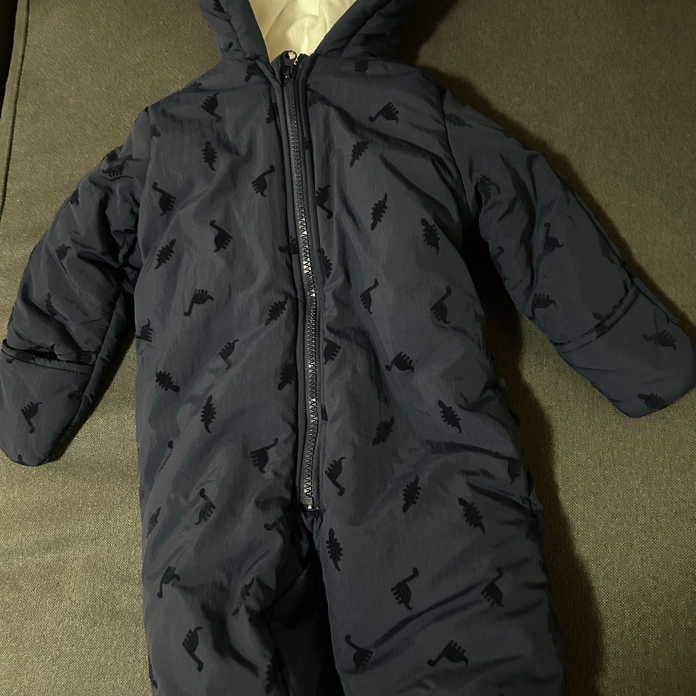 First Impressions White Baby Snowsuit